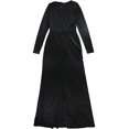 thumbnail image 2 of Ralph Lauren Robe de Soirée à devant Torsadé pour Femme, Noir, 2, 2 of 2