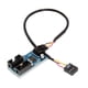 thumbnail image 2 of Cable de extensión de conector de Cable USB de cabezal USB de 9 pines para placa base de ventiladores de CPU , 1 a 2 cables, 2 of 7