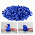 thumbnail image 2 of EeaseMX 50 conectores de empalme rápido sin soldadura, terminales de cable con bloqueo de empalme rápido y crimpado (azul), 2 of 7