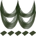 thumbnail image 3 of 5 Pack Halloween Decorations, Kabnic Halloween Gauze - Creepy Cloth for Indoor & Outdoor Halloween Decor, Haunted Houses, Gardens, Front Doors & Spider Web Decorations, 30"W x 72"L, 3 of 16