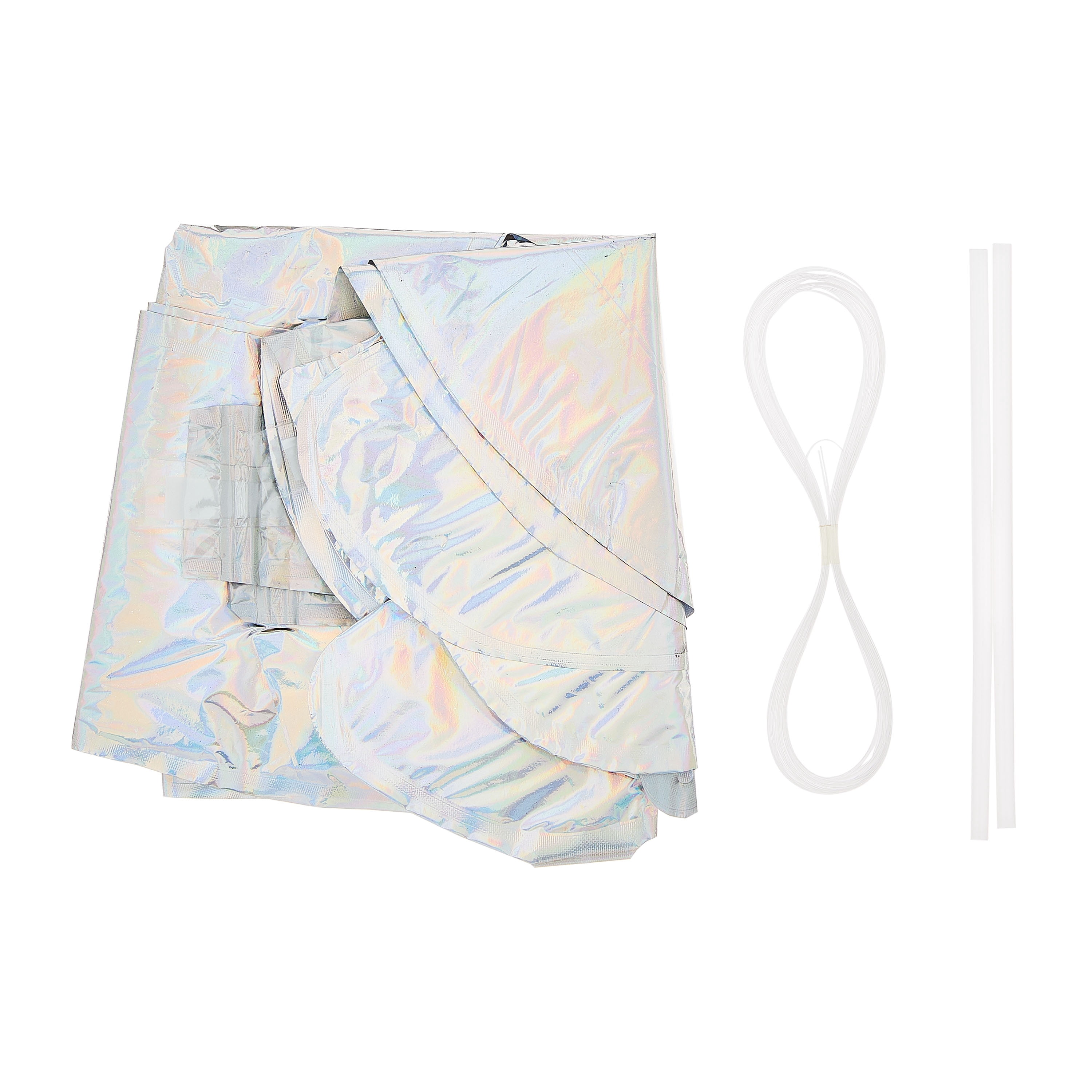 Multicolor Hooray Confetti Metallic Foil Balloon Banner, 9 Pieces, by Way To Celebrate