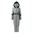 thumbnail image 6 of FEIFLY Womens Winter Ski O-Neck Jumpsuits Outdoor Sports Waterproof Snowsuit Removable Wool Collar Coats O-Neck Jumpsuit Solid Color Stylish Female Outwear, 6 of 9