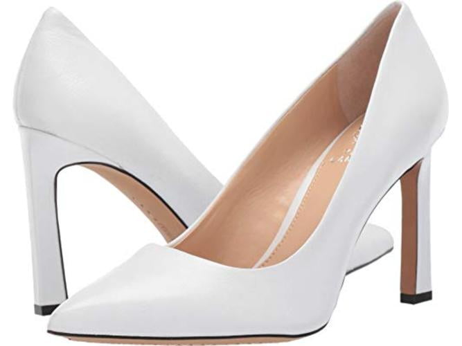 vince camuto white heels