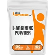 BulkSupplements.com L-Arginine Base Powder - Arginine Supplement - L-Arginine 1000mg (1 Kilogram)