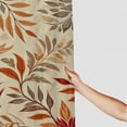 thumbnail image 3 of GOSMITH Beautiful Tropical Leaf Shower Curtain Multiple Sizes for Bathroom Decoration White, 3 of 7