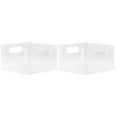 The Home Edit Open Front Bin Plastic Modular Storage System, 2 Pack, 10