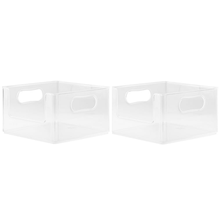 Open Spaces Large Storage Bins - Set of 2 - White - No Lids