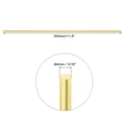 thumbnail image 2 of Uxcell 2Pcs Brass Rods 0.16 x 11.81" Brass Solid Round Stock Lathe Bar for Knife Handles Pin DIY Craft Model Plane, 2 of 6