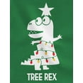 thumbnail image 5 of Tstars Boys Unisex Christmas Shirts Gift Tree Rex Cute Funny Humor T Rex Dinosaur Christmas Kids Family Holiday Shirts Xmas Party Christmas Gifts for Boy Toddler Kids Birthday Gift Long Sleeve T Shirt, 5 of 7