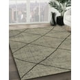 thumbnail image 2 of Ahgly Company Indoor Square Abstract Brown Solid Area Rugs, 7' Square, 2 of 6