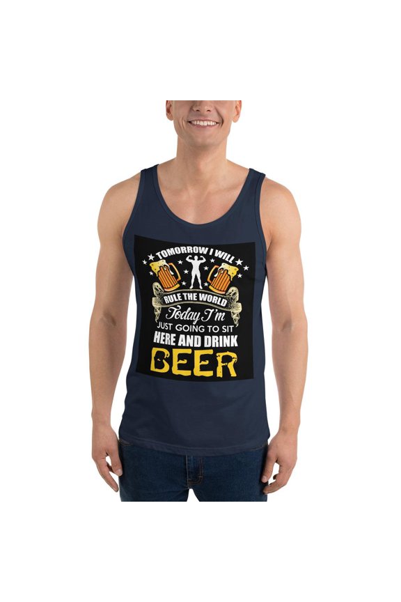 Sit Here And Drink Beer Tank Top