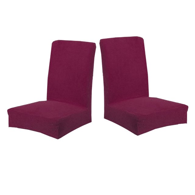 Kernel de maíz Cubiertas de silla dividida Funda protectora sólida Protector externo Estilo simple Estilo giratorio Instalación para comedor Dark Purple Advancent HA012477-03