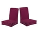thumbnail image 3 of Matsuzay 2 piezas de fundas para sillas divididas de grano de maíz, funda protectora sólida resistente al desgaste, Protector exterior, elementos Decoración del hogar Morado oscuro Matsuzay HA012477-03, 3 of 6