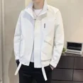 thumbnail image 3 of Abrigos con cremallera en V para hombre, ropa informal bordada de alta calidad, moda 2024, chaquetas de béisbol para hombre, ofertas, nuevas en entrega rápida, frío Y2k, 3 of 5