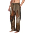 thumbnail image 3 of Kdxio Oil Painting Chicken And Duck Print Men's Sleep Pajama Pant Lounge Pants with Pockets, 3 of 8