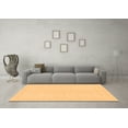 thumbnail image 3 of Ahgly Company Indoor Rectangle Solid Orange Modern Area Rugs, 5' x 7', 3 of 4