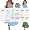 thumbnail image 3 of Nmnitkp Summer Dresses for Women Sleeveless Spaghetti Strap Backless Tiered Maxi Dress, Casual Summer Beach Vacation Dress with Back Bow, Waist Tie & Flowy Ruffle Hem Dress Blue,M, 3 of 9