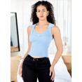 thumbnail image 4 of Blusa Casual Mujer Moderna Tejido Acanalado Stretch, 4 of 5