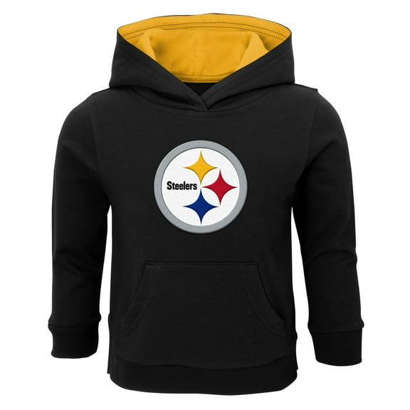 Toddler Black Pittsburgh Steelers Prime Pullover Hoodie
