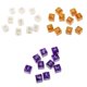 thumbnail image 1 of Paquete de 30 dados D6 de 6 caras para juegos de mesa familiares DND RPG TRPG MTG Morado Café Blanco, 1 of 9