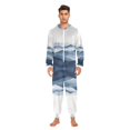 thumbnail image 3 of FORMRS Onesies Pajama for Adults Unisex Hoodie Winter Jumpsuit One Piece Sleepwear, Sizes S-2XL, Watercolor Mountains, 3 of 7