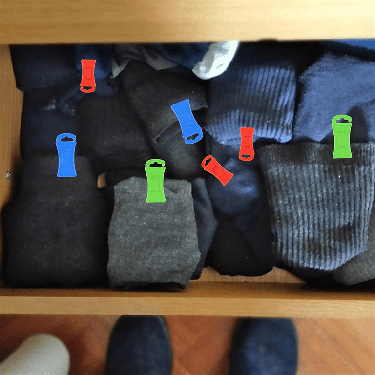 New: Homeffect Sock Clips for Laundry - The Amazing Sock Clip  for Washing Socks - Laundry Sock Holder for Washing Machine and Dryer - Sock  Hanger - Keep Socks Together with