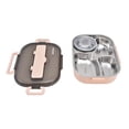 thumbnail image 1 of ZPSHYD Boîte à Lunch Pour Enfants En Acier Inoxydable 304 De 1,3 L Avec Quatre Compartiments, un Bol à Soupe, des Baguettes Et une Cuillère - Pour une Alimentation Saine Sur le Pouce !(Rose), 1 of 14