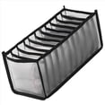 thumbnail image 2 of 2X Organizador de Ropa Interior, Sujetador, , Organizador de Ropa con Cajón Plegable Lavable (Negro-11 Rejillas), 2 of 5