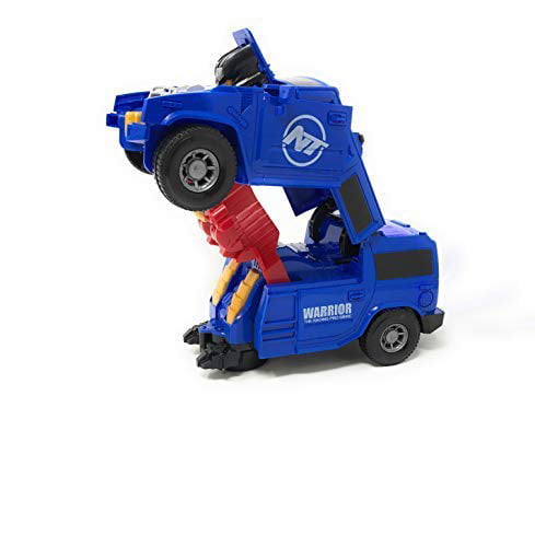 Warrior Transformer Robot to Hummer Auto Transforming Truck Toy with Bump n Go, 