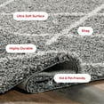 thumbnail image 3 of nuLOOM Tess Moroccan Shag Area Rug, 2' 8" x 8', Runner, Grey, 3 of 15