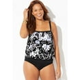 thumbnail image 3 of Swimsuits for All Bandeau Blouson Tankini Set, 3 of 4