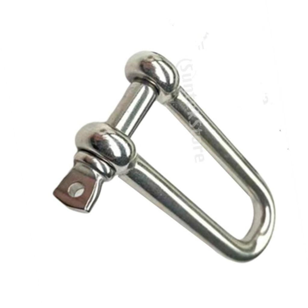 304 Stainless Steel 5mm D-Shackle Anchor Shackle Bow Shackle For Boat Yacht 
