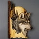 thumbnail image 4 of Tallado De Animales Artesanía Madera De Pino Colgantes Tallados De Animales Exquisita Decoración De Pared De Animales Tallados 3D Animal Tallado Hecho A Mano Para La Decoración De La Sala De Estar Vogacara HA027464-02, 4 of 6
