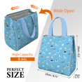 thumbnail image 3 of Kirky Hasky Dalmatian Insulated Lunch Bag for Women & Adults,Large Portable Soft Cooler Lunch Bag,Thermal Food Storage Tote with Pearl Cotton,8.66L,8.75x5.75x9.5 Inch, 3 of 6