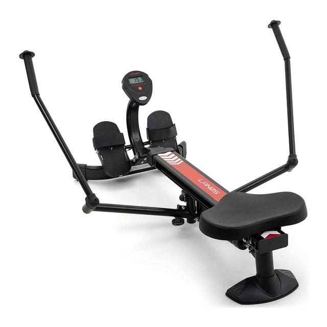 Lanos Hydraulic Adjustable Rowing Machine with LCD Screen for Home