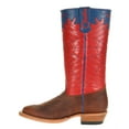 thumbnail image 3 of Olathe Boot Company Boys Toast Bison-Red and Blue Spider Web 9 Child Brown, 3 of 5
