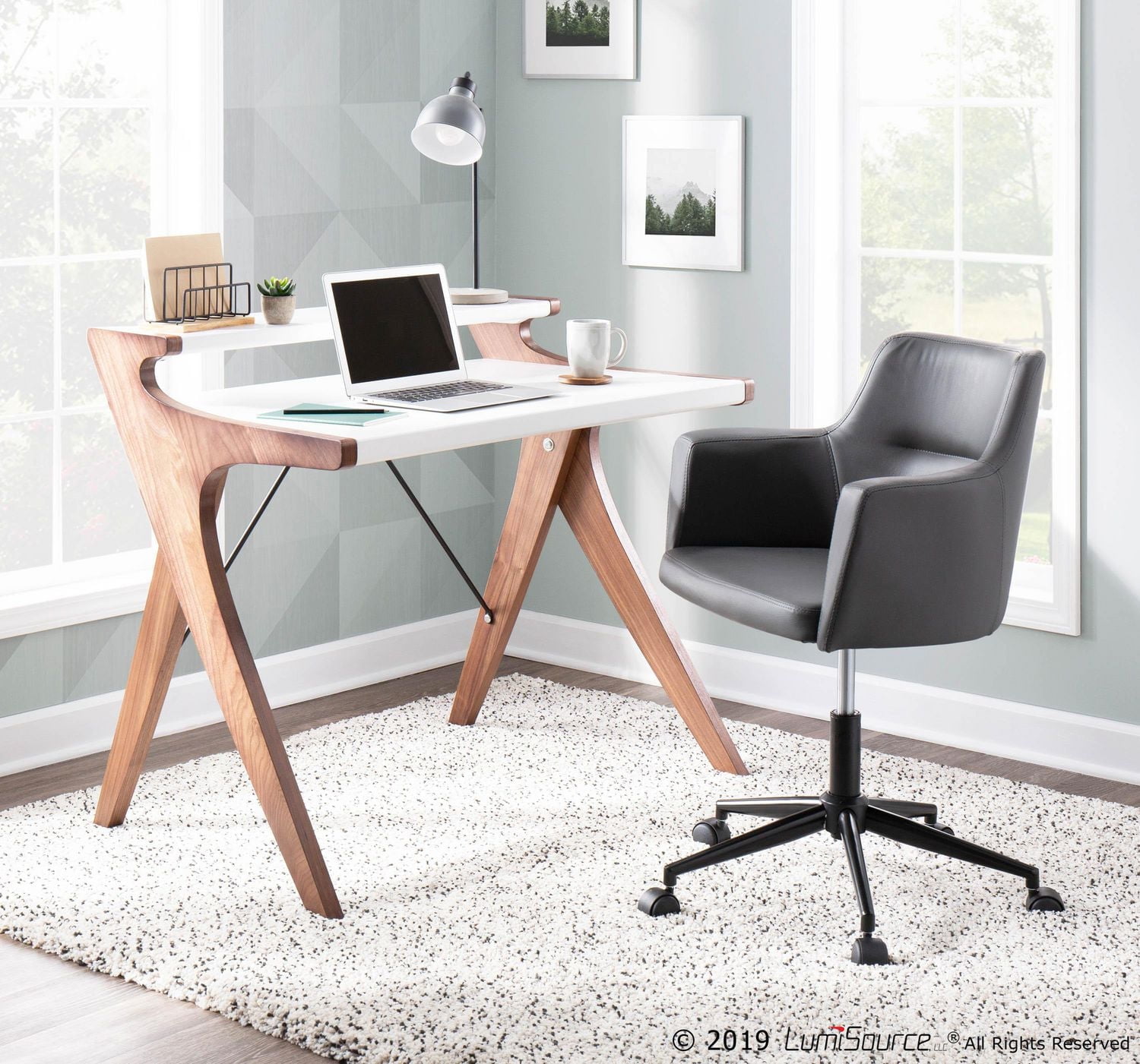 Bureau milieu-du-siècle Archer, par LumiSource