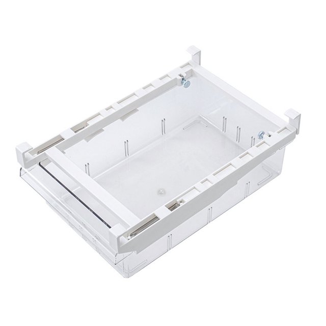 Egg Holder Plastic Refrigerator Storage Container Kitchen Drawer Fruit Box Organizer Without Grid