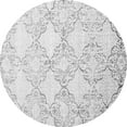 thumbnail image 1 of Ahgly Company Indoor Round Abstract Gray Contemporary Area Rugs, 7' Round, 1 of 1