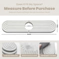 thumbnail image 2 of FZENeast Stone Drying Mat,Quick Drying Diatomite Stone Kitchen Faucet Absorbent Mat 17.7 x 3.9 (White), 2 of 7