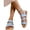 Light Blue, variant on YOUYEDIAN Womens Sandals Summer Slip on Beach Comfortable Slippers Non Slip Vacation Orthopedic Flat Shoes (Light Blue)