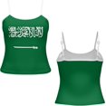thumbnail image 3 of National Soccer Women Strap Tank Top Summer Flag Graphic Crop Top, 3 of 4