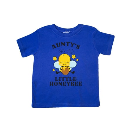 

Inktastic Cute Bee Aunty s Little Honeybee with Stars Gift Toddler Boy or Toddler Girl T-Shirt