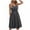 Black Floral, variant on Summer Summer Dresses for Women Plus Size Dress Boho Dress Sundresses Beach Dresses Sleeveless Sling Dress A Line Spaghetti Strap Sundresses Pleated with Pockets