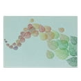 thumbnail image 3 of Leaves Cutting Board, Gradient Colored Autumn Leaves Flying in the Wind Cold Formation of Seasons Art, Decorative Tempered Glass Cutting and Serving Board, Small Size, Multicolor, by Ambesonne, 3 of 5