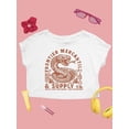 thumbnail image 3 of Frontier Snake Graphic Tee Crop Tee Women's, 3 of 4