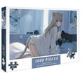 thumbnail image 4 of Adult 1000 Piece Puzzle Cute Stress Relief High Difficulty Brain Teaser Gift for Girls 25x22cm, 4 of 6
