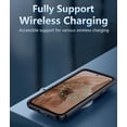 thumbnail image 4 of KOMI for Google Pixel 8A Case: Support Magnetic Charging Frosted Translucent Back Protective Phone Cover - Matte Military Grade Full Protection Drop Proof Shockproof Tough Cases - 6.1 inch (Black), 4 of 5