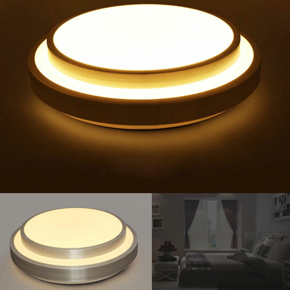 20" LED Ceiling Light Modern Ceiling Lamp Round Flush Mount Lighting Fixture 110V 35W for Bedrooms, Living Rooms, Dining Rooms