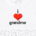 thumbnail image 4 of Inktastic I Love Grandma Girls Baby Dress, 4 of 5